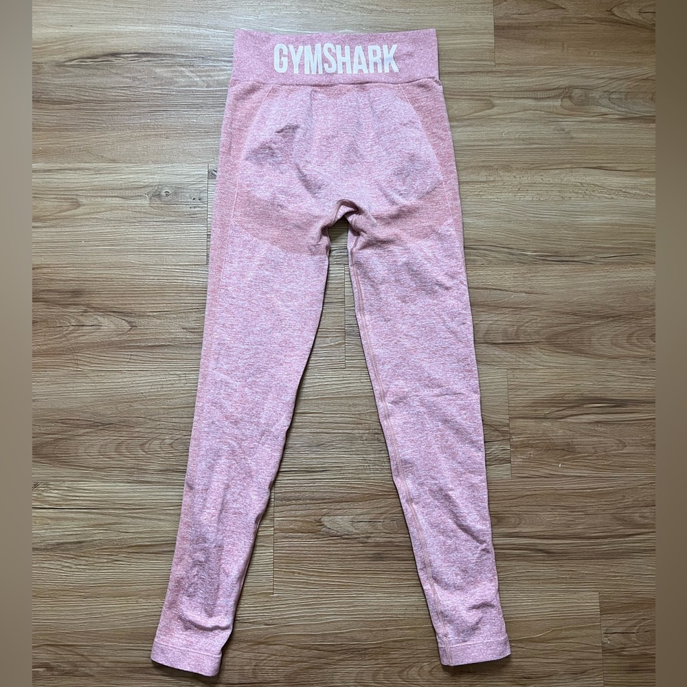 Pink gym shark leggings